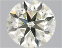 Natural Diamond 1.20 Carats, Round with Very Good Cut, M Color, VS2 Clarity and Certified by HRD