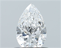 Natural Diamond 0.52 Carats, Pear with  Cut, D Color, IF Clarity and Certified by GIA
