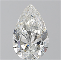 Natural Diamond 1.20 Carats, Pear with  Cut, F Color, SI2 Clarity and Certified by GIA