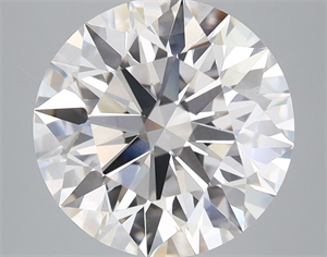 Picture of Lab Grown Diamond 4.52 Carats, Round with Ideal Cut, D Color, VS1 Clarity and Certified by IGI