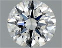 Natural Diamond 0.61 Carats, Round with Excellent Cut, G Color, SI2 Clarity and Certified by GIA
