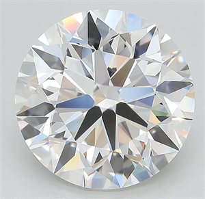 Picture of Lab Grown Diamond 5.00 Carats, Round with Excellent Cut, F Color, VVS1 Clarity and Certified by IGI