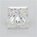 Natural Diamond 1.50 Carats, Princess with  Cut, I Color, VS1 Clarity and Certified by GIA