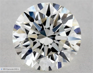 Foto Diamante Natural 0.54 quilates, Redondo , Color I, claridad VVS2 y certificado GIA de