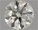 Diamante Natural 1.50 quilates, Redondo , Color K, claridad IF y certificado HRD