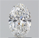 Natural Diamond 1.01 Carats, Oval with  Cut, E Color, VS1 Clarity and Certified by GIA