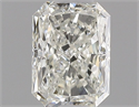 Natural Diamond 0.50 Carats, Radiant with  Cut, K Color, SI1 Clarity and Certified by GIA