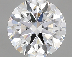 Picture of Lab Grown Diamond 1.06 Carats, Round with Ideal Cut, D Color, VVS2 Clarity and Certified by IGI