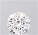 Lab Grown Diamond 1.01 Carats, Round with Ideal Cut, E Color, VS1 Clarity and Certified by IGI
