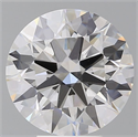Lab Grown Diamond 5.60 Carats, Round with Ideal Cut, F Color, VVS2 Clarity and Certified by IGI