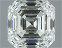 Natural Diamond 1.02 Carats, Asscher with  Cut, I Color, SI1 Clarity and Certified by IGI