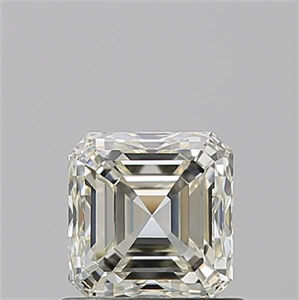 Picture of Natural Diamond 0.90 Carats, Asscher with  Cut, L Color, VVS2 Clarity and Certified by GIA