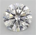 Diamante Natural 0.62 quilates, Redondo , Color F, claridad IF y certificado GIA
