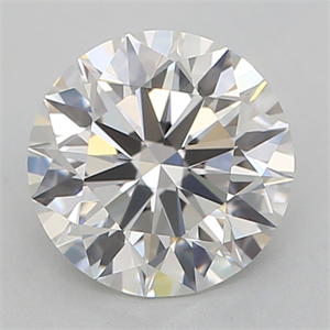 Foto Diamante Natural 0.62 quilates, Redondo , Color F, claridad IF y certificado GIA de
