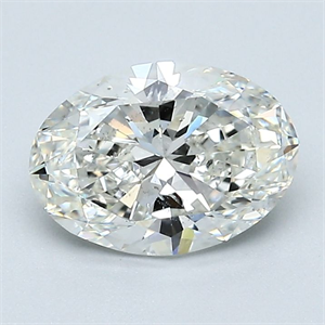 Picture of Natural Diamond 1.50 Carats, Oval with  Cut, I Color, SI2 Clarity and Certified by GIA