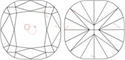 Natural Diamond 0.90 Carats, Cushion with  Cut, G Color, I1 Clarity and Certified by IGI
