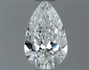 Picture of Natural Diamond 0.50 Carats, Pear with  Cut, G Color, VS2 Clarity and Certified by GIA