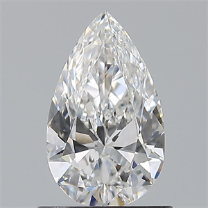Picture of Natural Diamond 0.80 Carats, Pear with  Cut, E Color, VVS1 Clarity and Certified by GIA