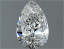 Natural Diamond 0.60 Carats, Pear with  Cut, I Color, VS2 Clarity and Certified by GIA