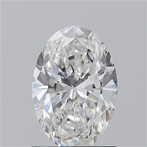Foto Diamante Natural 1.20 quilates, Ovalado , Color F, claridad SI2 y certificado GIA de
