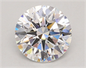 Lab Grown Diamond 3.04 Carats, Round with Ideal Cut, E Color, VVS2 Clarity and Certified by IGI