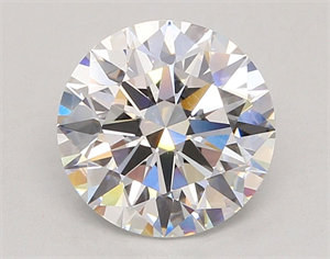 Picture of Lab Grown Diamond 3.04 Carats, Round with Ideal Cut, E Color, VVS2 Clarity and Certified by IGI