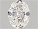 Natural Diamond 1.01 Carats, Oval with  Cut, G Color, I1 Clarity and Certified by GIA