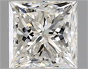 Natural Diamond 1.01 Carats, Princess with  Cut, I Color, SI1 Clarity and Certified by GIA