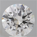 Lab Grown Diamond 4.59 Carats, Round with Excellent Cut, D Color, VS1 Clarity and Certified by IGI