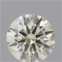 Natural Diamond 0.57 Carats, Round with Excellent Cut, K Color, VVS2 Clarity and Certified by IGI
