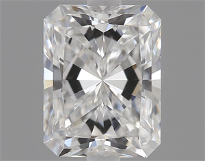 Picture of Natural Diamond 0.70 Carats, Radiant with  Cut, D Color, VS2 Clarity and Certified by GIA