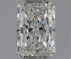 Picture of Natural Diamond 0.50 Carats, Radiant with  Cut, I Color, VVS2 Clarity and Certified by GIA