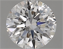 Natural Diamond 0.70 Carats, Round with Excellent Cut, E Color, I1 Clarity and Certified by IGI