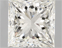 Natural Diamond 1.50 Carats, Princess with  Cut, I Color, VVS1 Clarity and Certified by IGI
