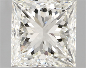 Picture of Natural Diamond 1.50 Carats, Princess with  Cut, I Color, VVS1 Clarity and Certified by IGI