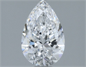 Natural Diamond 1.40 Carats, Pear with  Cut, D Color, VS2 Clarity and Certified by GIA
