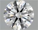 Lab Grown Diamond 1.34 Carats, Round with Ideal Cut, F Color, VS2 Clarity and Certified by IGI