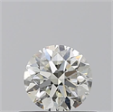 Natural Diamond 0.50 Carats, Round with Very Good Cut, K Color, SI1 Clarity and Certified by GIA