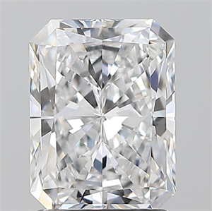 Foto Diamante Natural 1.71 quilates, Radiante , Color D, claridad VS1 y certificado GIA de