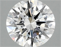 Lab Grown Diamond 2.01 Carats, Round with Excellent Cut, D Color, VVS2 Clarity and Certified by IGI