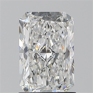 Picture of Natural Diamond 1.20 Carats, Radiant with  Cut, F Color, SI2 Clarity and Certified by GIA