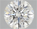 Natural Diamond 0.70 Carats, Round with Excellent Cut, G Color, SI2 Clarity and Certified by GIA