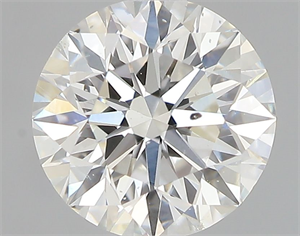 Picture of Natural Diamond 0.70 Carats, Round with Excellent Cut, G Color, SI2 Clarity and Certified by GIA