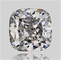 Natural Diamond 0.51 Carats, Cushion with  Cut, F Color, SI1 Clarity and Certified by GIA