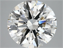 Lab Grown Diamond 4.54 Carats, Round with Ideal Cut, G Color, SI1 Clarity and Certified by IGI