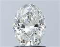 Diamante Natural 1.00 quilates, Ovalado , Color H, claridad SI1 y certificado GIA