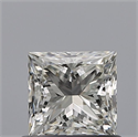 Natural Diamond 0.70 Carats, Princess with  Cut, J Color, VS1 Clarity and Certified by GIA