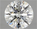 Natural Diamond 1.70 Carats, Round with Excellent Cut, I Color, VVS1 Clarity and Certified by GIA