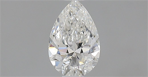 Picture of Natural Diamond 0.56 Carats, Pear with  Cut, G Color, VVS1 Clarity and Certified by GIA
