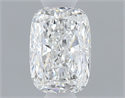 Natural Diamond 0.40 Carats, Cushion with  Cut, F Color, VVS2 Clarity and Certified by GIA